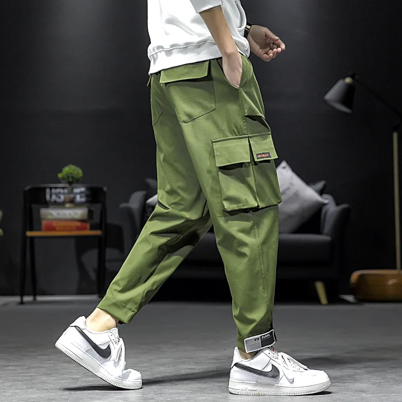 

2020 Spring New Style Japanese-style Interior Large Size Workwear Capri Pants M-5x Hk20069-p50