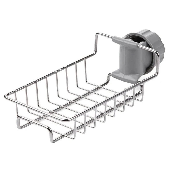 Kitchen Sink Faucet Drain Rack Sponge Soap Cloth Storage Organizer Holder Shelf MDJ998