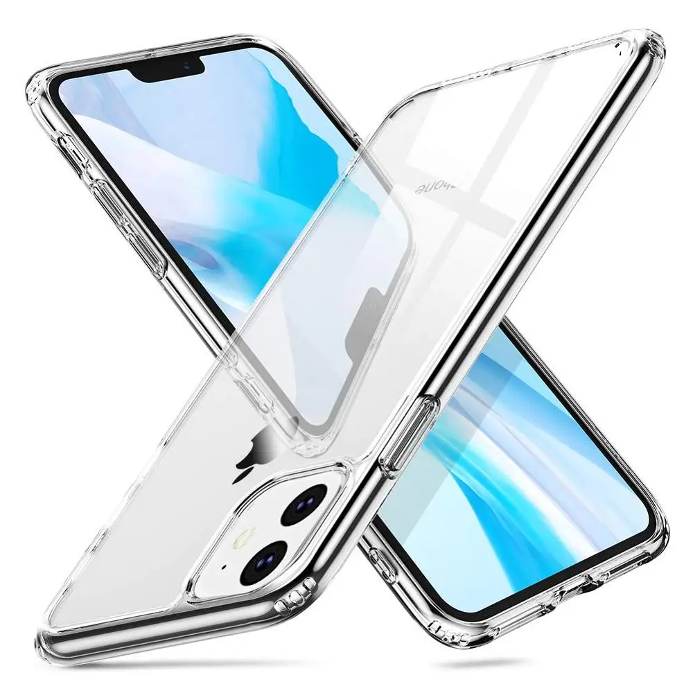 

Arvin HD Clear Case for iPhone 11 Pro Max Case 9H Tempered Glass Soft Edges Shockproof Scratch-Resistant Bumper Hard Cover