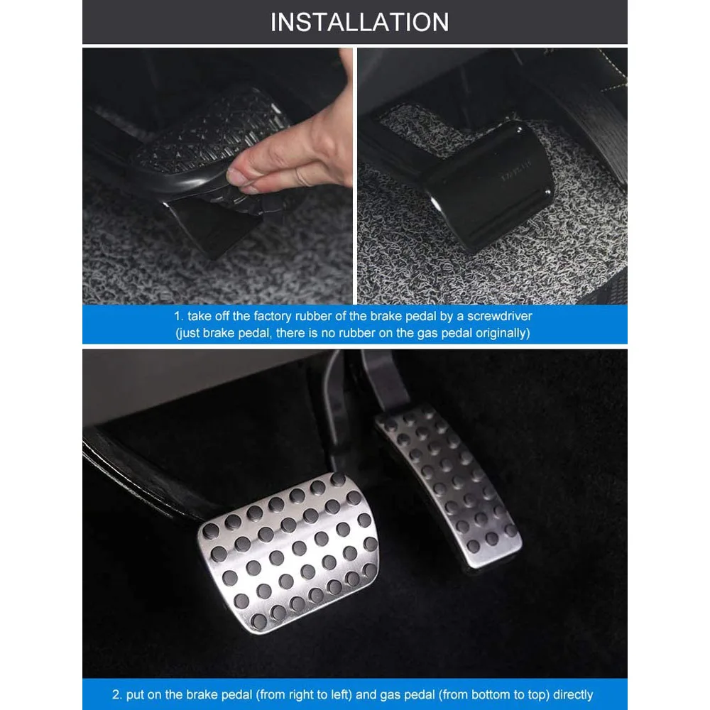 Foot Pedal Cover Brake Footrest For Mercedes Benz Gle Gls Ml Gl M A B