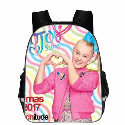 JoJo Siwa Девушка Рюкзак 13 дюймов 33 см принцесса девушки школьные сумки книга Сумка косплей Горячая Мода школьный подарок на день рождения Прямая поставка - Цвет: Розовый