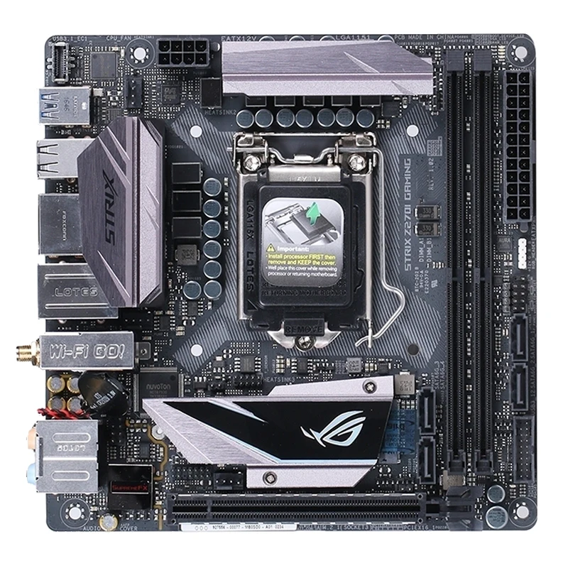 

For ASUS ROG STRIX Z270I Gaming Desktop motherboard Intel Z270 chipset LGA 1151 DDR4 32GB SATA3.0 USB3.0 100% tested intact