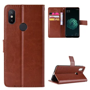 

Flip Luxury leather Case For xiaomi Redmi 6pro Case Back phone Case For xiaomi Redm A2 lite Cover