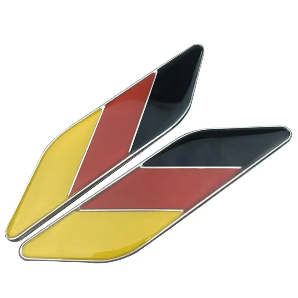 

2 pcs Car Body Decal Reflective Full Color National Flag Stickers Car Body Generic Sticker Leaf Design