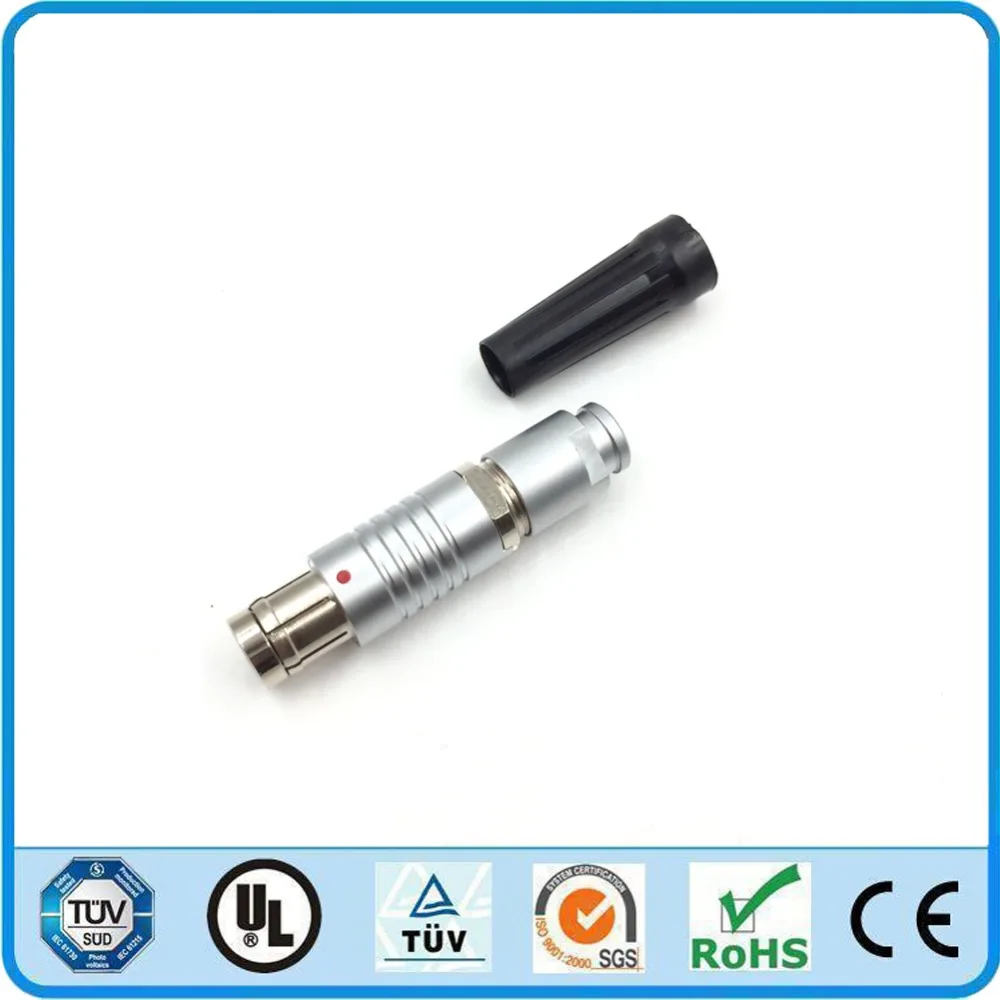 Водонепроницаемый Штекерный соединитель Fisher Connector 1F S 103 Series 2 3 4 5 6 7 8 10 Pin IP68 ДЛЯ