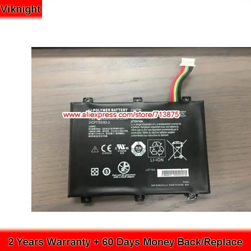 

Genuine SMP-BOBCACLL4 Battery for Xplore XSlate B10 IX101B2 D10 IX101B1 21-93042-01 7.4V 5300mAh