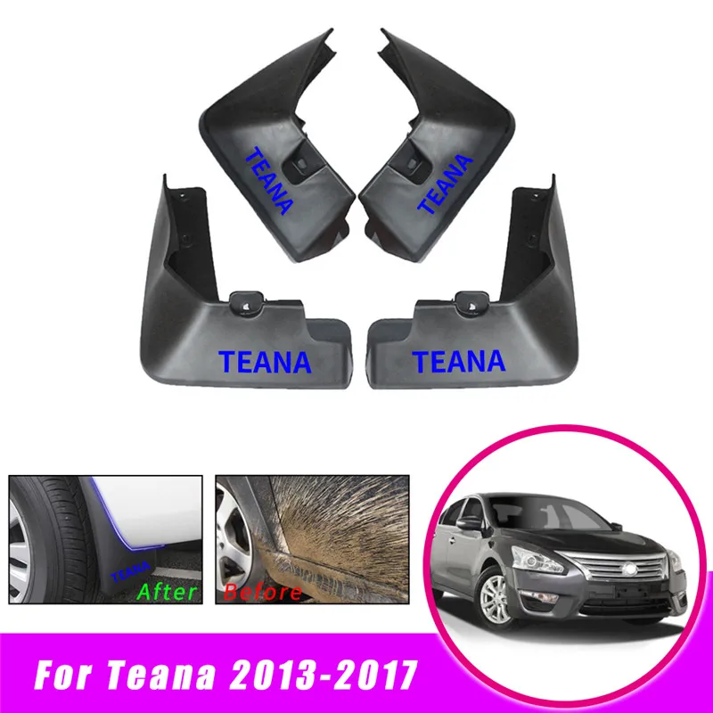 Автомобильный передний тыльная грязь щитки для Nissan Altima Teana L33 седан 2013 Брызговики крыло брызговиков - Цвет: Синий