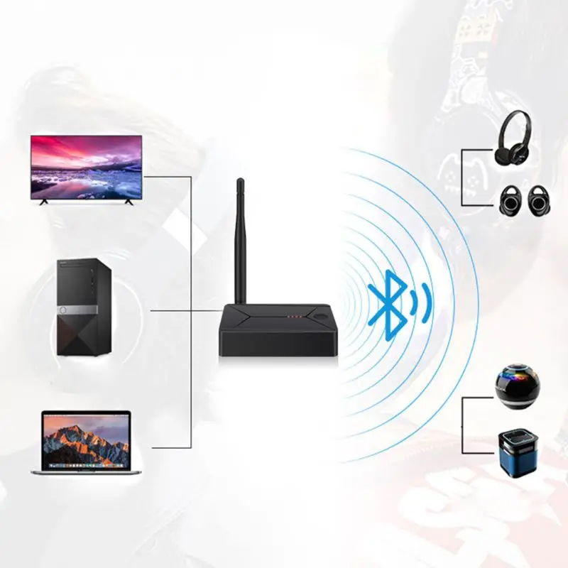 Bluetooth 5 0 Audio Transmitter 3 5mm 3 5 AUX Jack RCA USB Coaxial Optical Stereo Wireless Adapter Dongle For TV PC Headphone