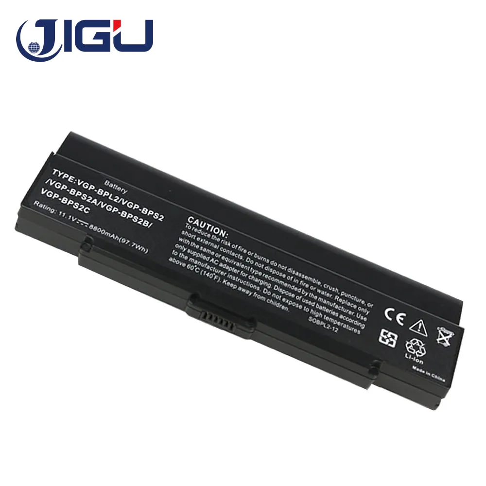 JIGU Аккумулятор для ноутбука Sony VGP BPL2 BPL2C BPS2 BPS2A BPS2B BPS2C VGN AR11 AR21 C51 C61|laptop battery for sony|laptop