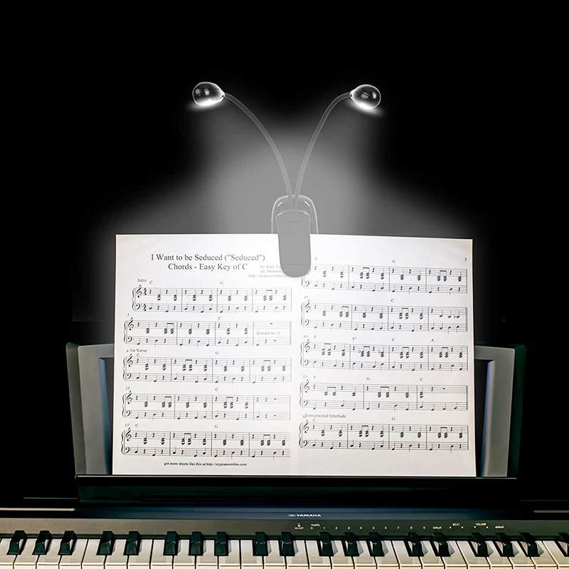 LED Book Light Music Stand Light Clip On USB Or AAA Battery Operated Reading Lamp In Bed For Bookworms Piano Player Kids Travel led light,book light