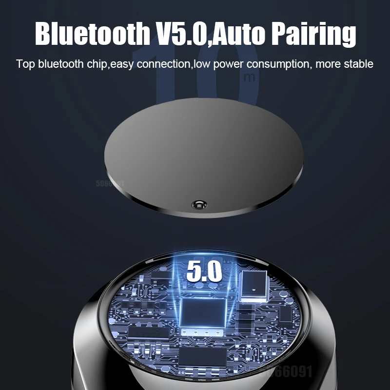 Беспроводные Bluetooth наушники 5,0 водонепроницаемые TWS наушники светодиодный дисплей гарнитура 9D стерео звук наушники с 3300 мАч зарядная коробка