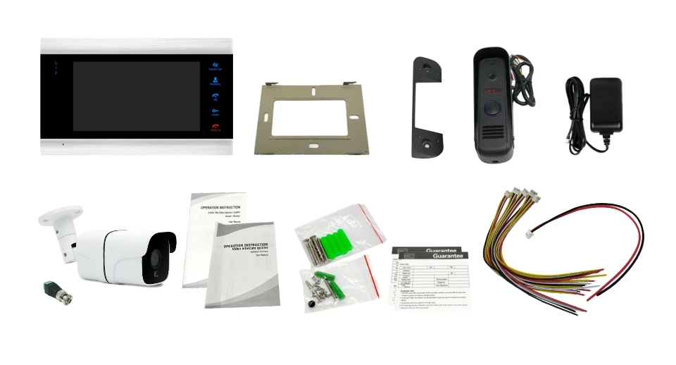 WiFi Smart JeaTone видео домофон дверной звонок Система дверной динамик 720P AHD панель вызова+ 7 дюймов HD монитор+ 720P AHD камера