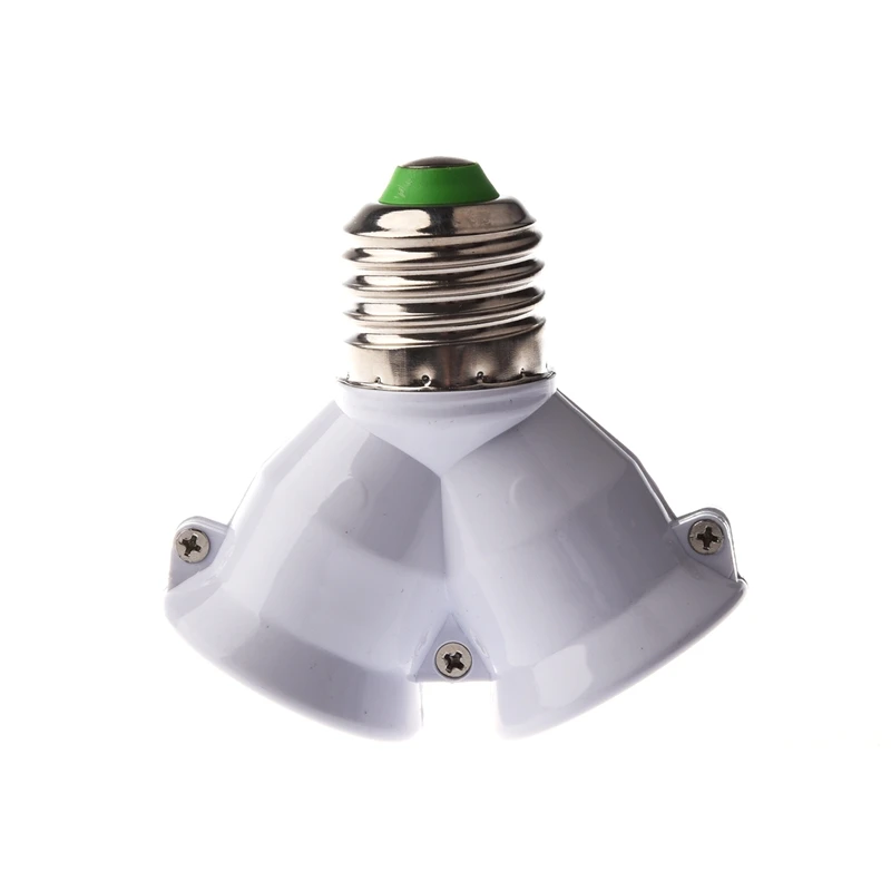 E27 1 to 2 E27 LED Light Lamp Bulb Adapter Converter Split Splitter Base Socket                                               #8