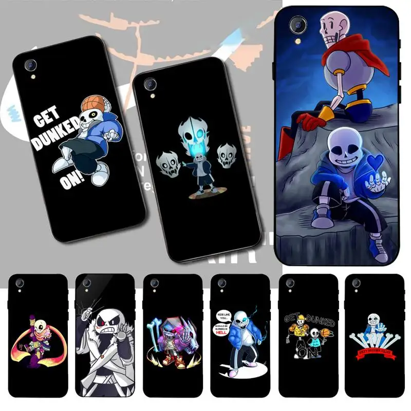 

HPCHCJHM Undertale GET DUNKED Newly Arrived Black Cell Phone Case For Vivo Y91c Y17 Y51 Y67 Y55 Y93 Y81S Y19 V17 vivos5