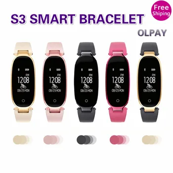 

S3 Smart Watche Women Smart Bracelet Color Screen Waterproof Smart Bands Heart Rate Monitor Relogio Inteligente for IOS Andriod