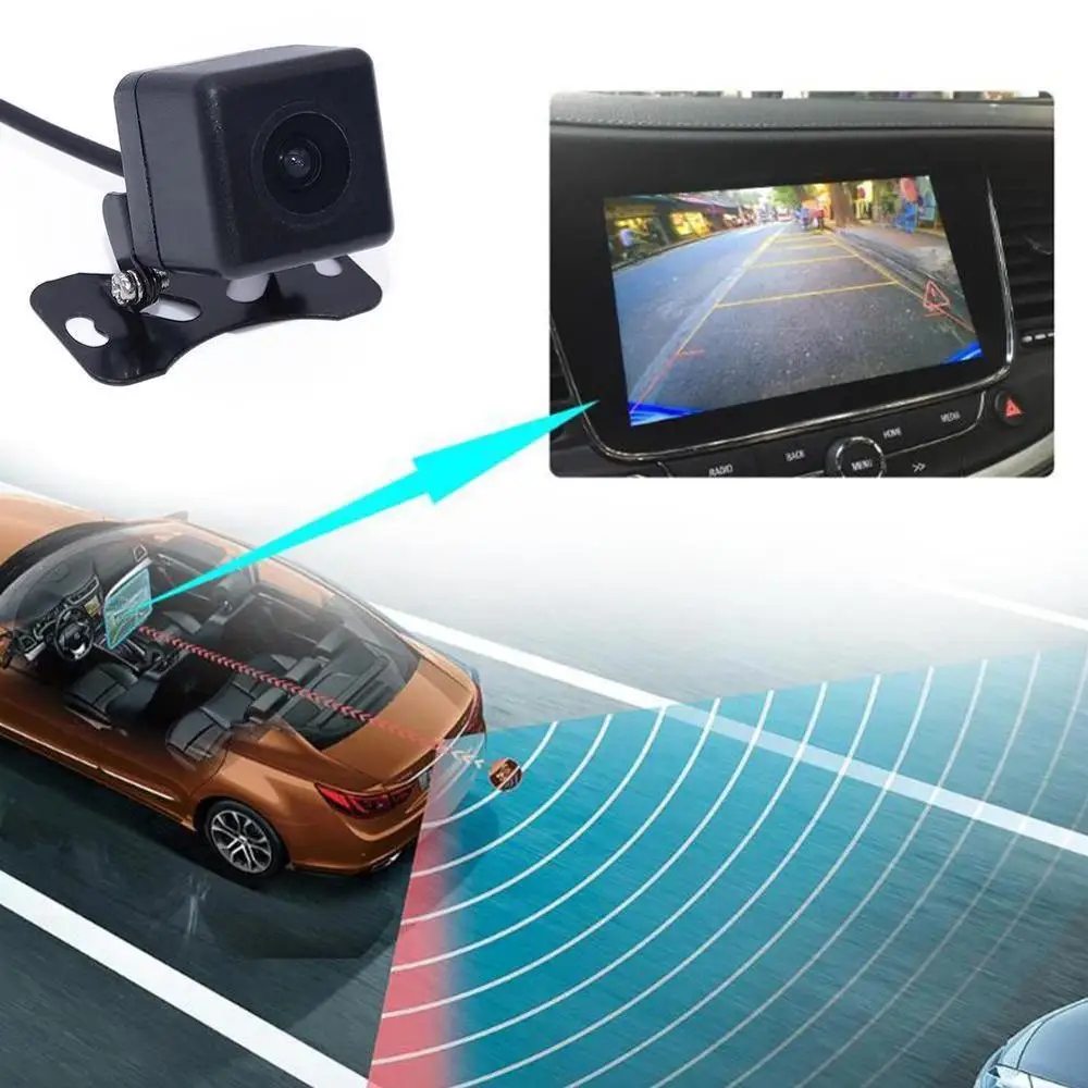 Новая Автомобильная камера заднего вида универсальная HD ночного видения