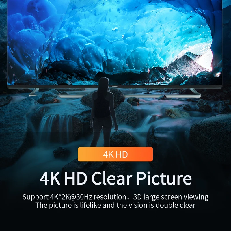 JTKE 4K 스플리터 스위치 1X2 2X1 스플릿 1 in 2 출력 증폭기 1080P 4K x 2K HDMI 호환 스위처 2 포트 양방향