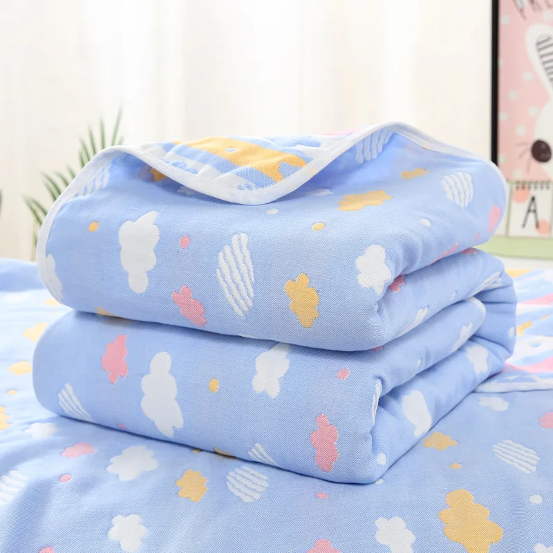 Special Price Baby Blanket Swaddle Bedding Newborn Muslin Infant 6-Layers 110--110cm NyoXALYNl