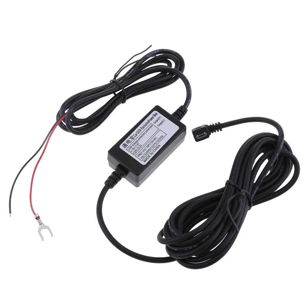 Зарядное устройство для автомобиля 8-40 в пост. Тока 90 ° левый кабель Micro USB комплект