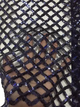 

French lace fabric 2020 high quality multi color African voir flannel bud ribbon Sequin Nigeria wedding LM