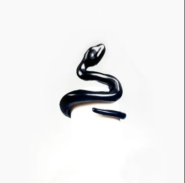 Ring For Men Girls Women Adjustable Gold Black Snake Ferocious Animal Retro Punk Exaggerated Sphinx Egyptian Pharaoh RK16