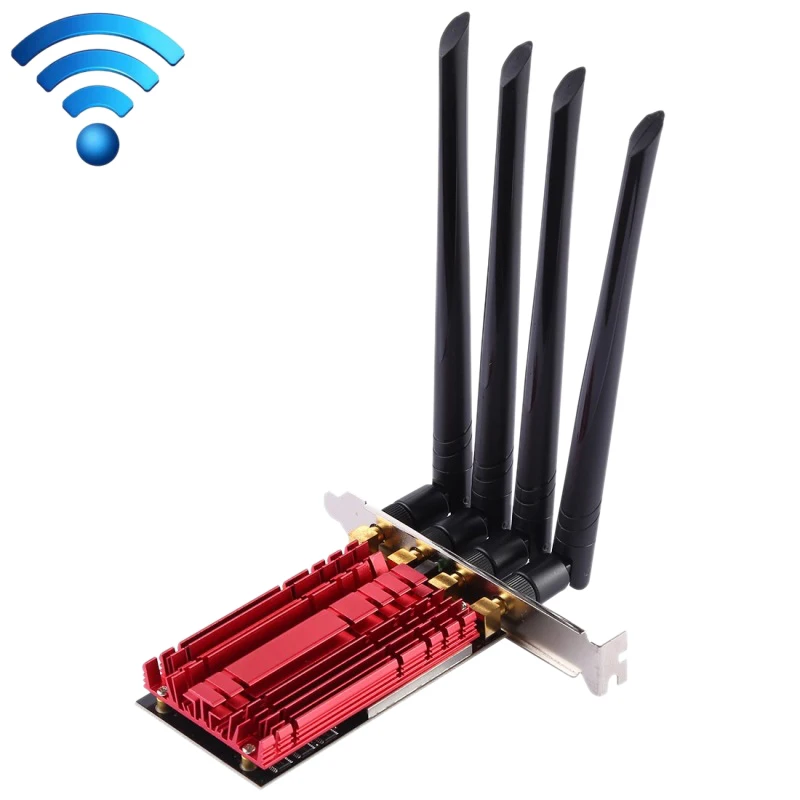 Горячее предложение-двухдиапазонный AC1900 Broadcom BCM94360 беспроводной 802.11AC wifi адаптер настольный wifi PCI Express карта для Mac OSX+ PC/Hackintosh W