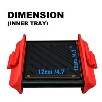 

Baking Tray Barbecue Tray Barbecue Grilled Chicken Wings Multi-function Pizza Baking Tray Smoke-free Non-stick Household Microwa