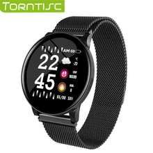 Фитнес-браслет Torntisc, водонепроницаемый монитор артериального давления, шагомер, погода, напоминание о звонках, браслет для здоровья, Android IOS