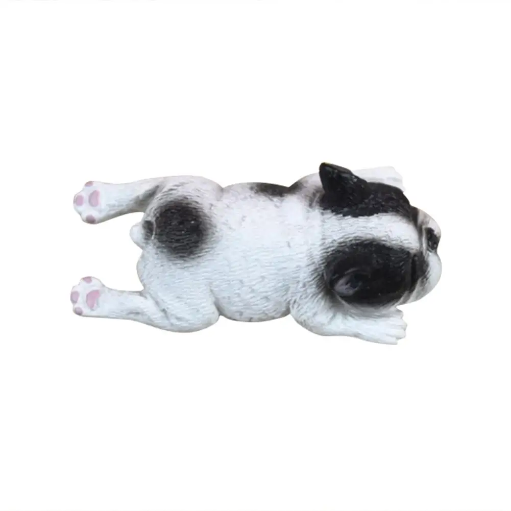Cute 3D Sleeping Bulldog Magnetic Refrigerator Sticker Cartoon Animal Fridge Kid Early Education Dog Decoration Sticker