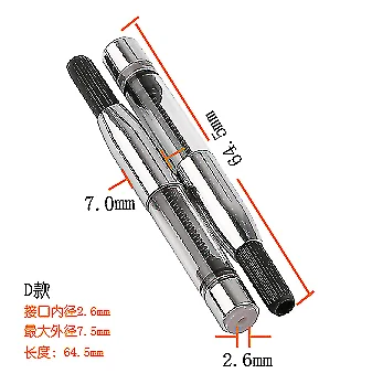 

1pc Converter 2.6mm Suitable for DELIKE NEW MOON Updated Alpha Fountain Pen Ink Pen Business Office school supplie Writing Gift
