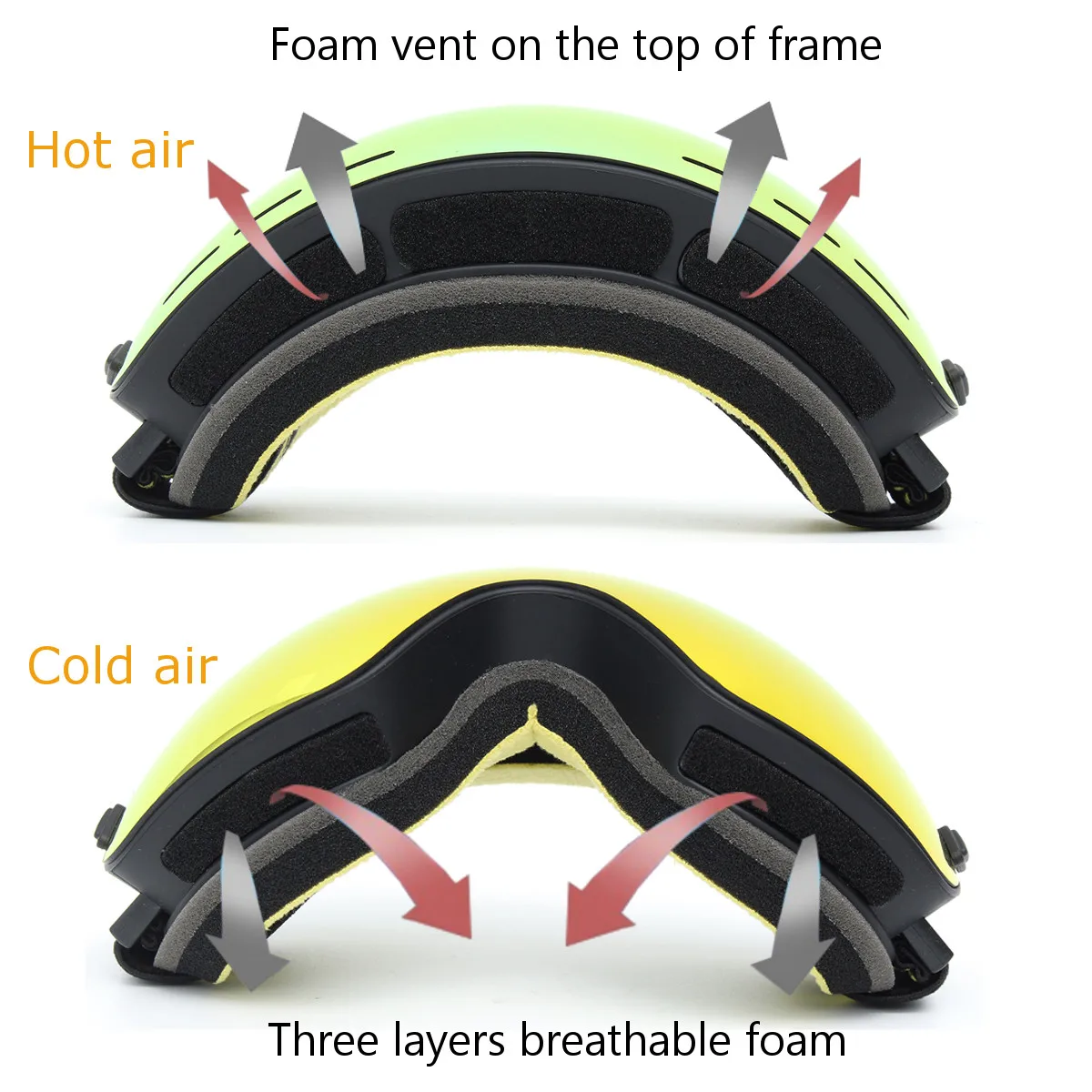 Ski Goggles Double Layers UV400 Anti-fog Ski Mask Glasses Skiing Eyewear Men Women Snow Snowboard Goggles