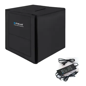 

PULUZ 80cm Photo Studio Softbox EU Plug Lightbox White Light Photo Lighting Studio Shooting Tent Box Kits & Photography Backdrop