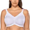 Women's Full Coverage Embroidered Support Wirefree Mastectomy Pocket Cotton Bra Plus Size ► Photo 1/6