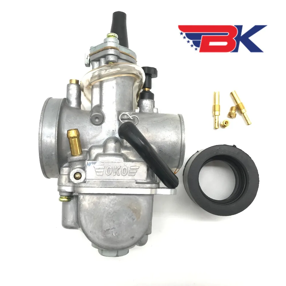 KOSO 28 мм POWER JET плоский слайд CARB Keihin PWK Rd KH YPVS 2& 4 тактный GT Mikuni