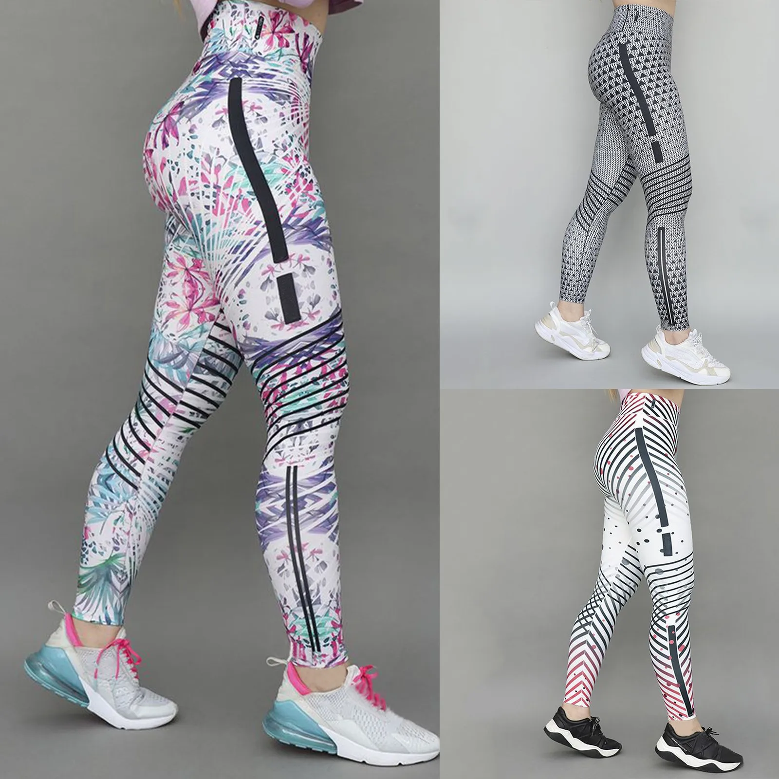 Sports Tights With Detachable Belt  Leggings