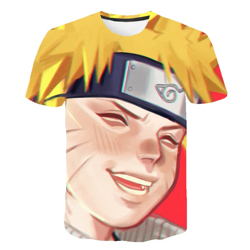Anime Uzumaki Naruto tshirt Boys Girl 3D t-shirt Naruto- cosplay Sweatshirts Narutos action figure tee shirts Top&Tees