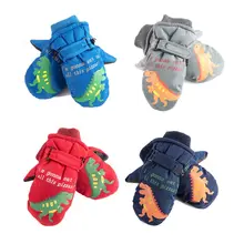 Детские зимние теплые ветрозащитные перчатки для мальчиков и девочек, лыжные перчатки для велоспорта, альпинизма, водонепроницаемые