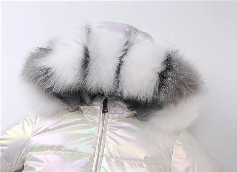 Детский пуховой комбинезон на утином пуху для мальчиков и девочек до 30