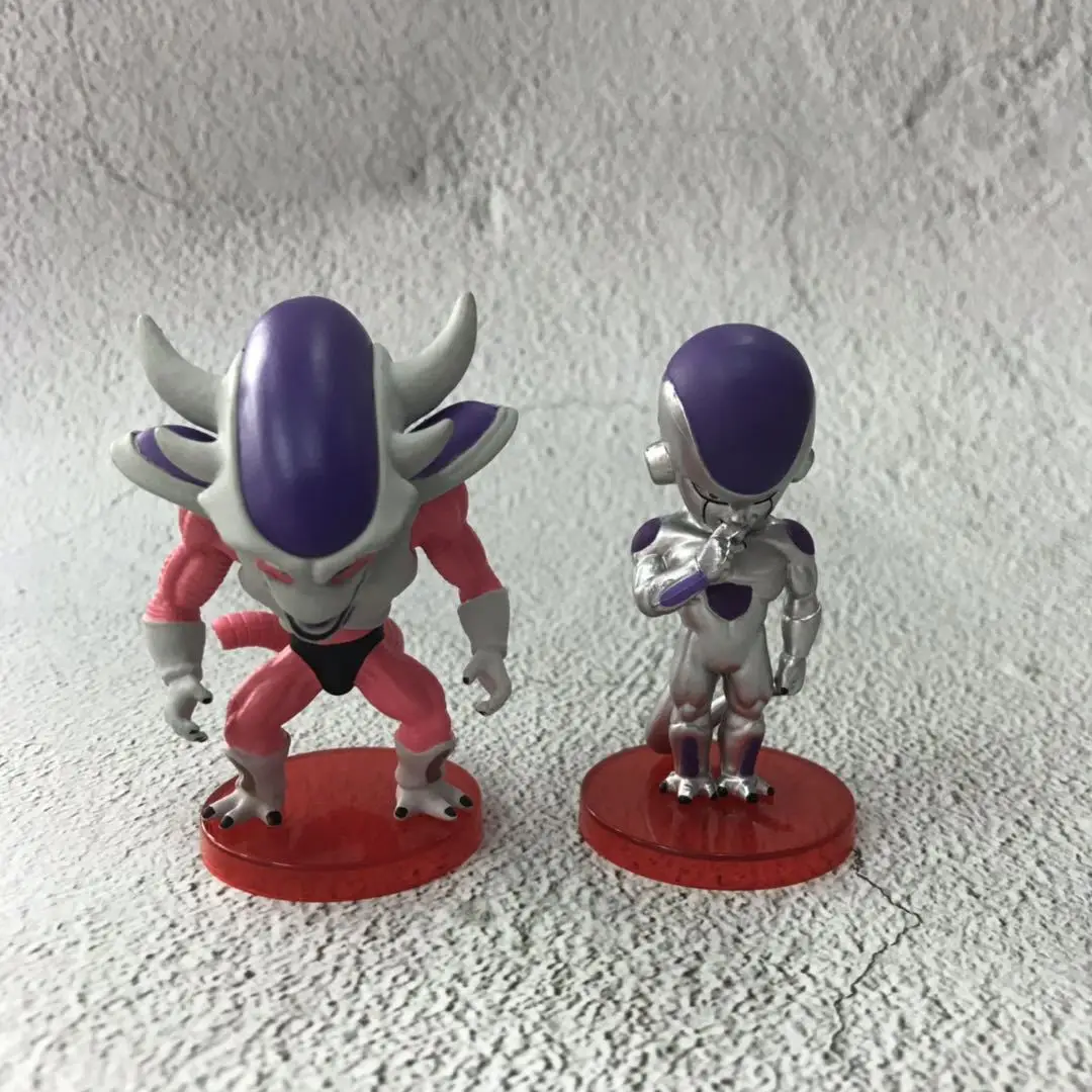 Dragon Ball Симпатичные 8-Saiyan люди солнце Wukong Majin Buu лягушка Фриза капсула игрушка украшение
