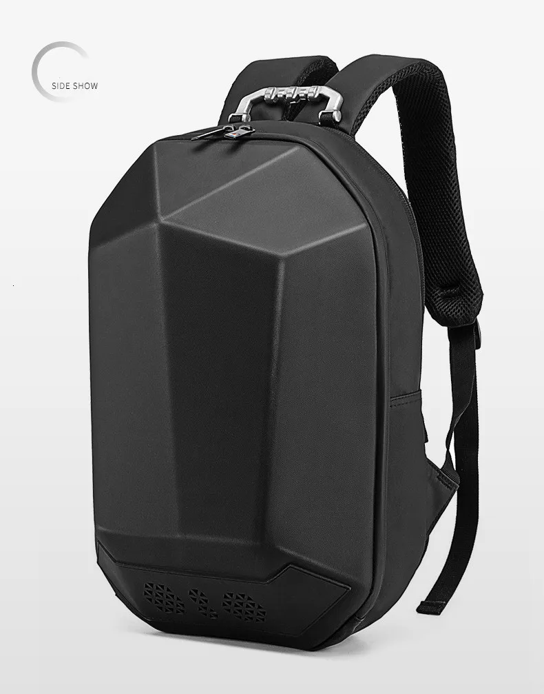 Fashion Man Backpack 15.6 Inch Laptop USB Charging Bluetooth Speaker Male Bags Recharging Multi-layer Space Travel Anti-thief
