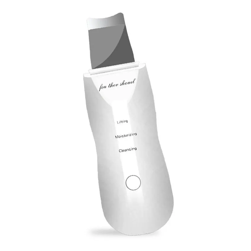 

Ultrasonic Shovel Skin Machine Facial Skin Scrubber Pore Cleaner Blackhead Remove Cleansing Tool Iontophoresis Instrument