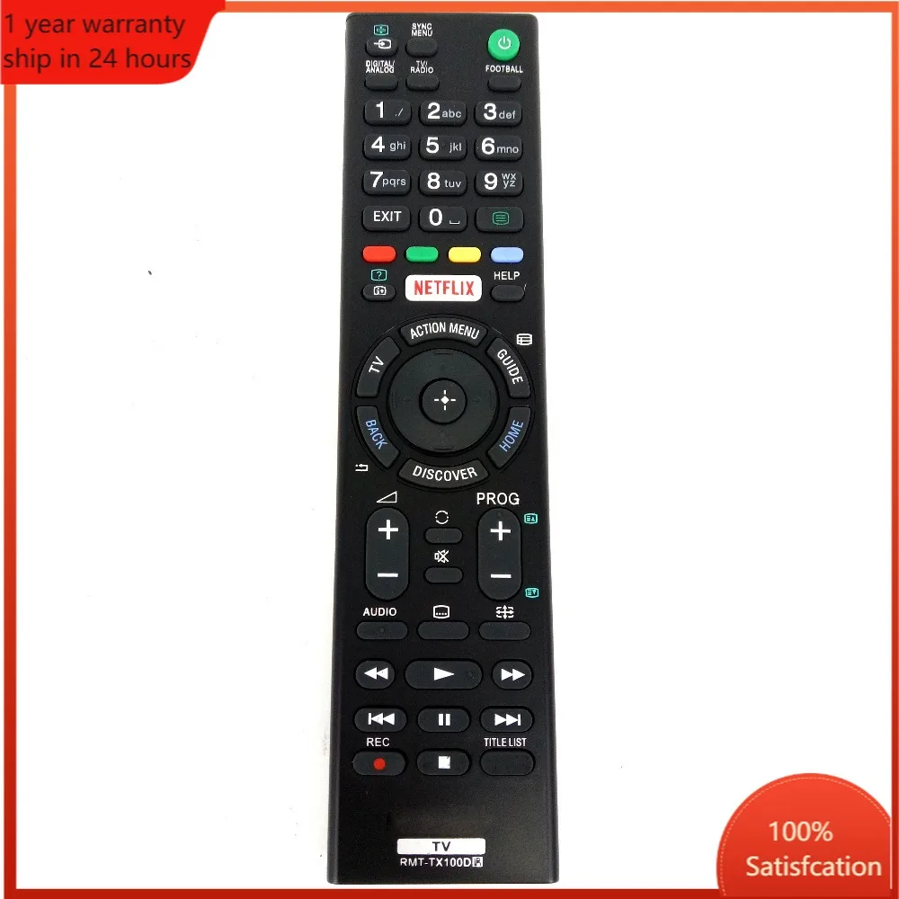 Vendita Calda Per Sony 4K Hdr Con Android Tv Remote Rmt-Tx100D Rmt-Tx102D Netflix Led Tv Per Kd-43X8301C Kd-55Xd8599 Fernbedienung