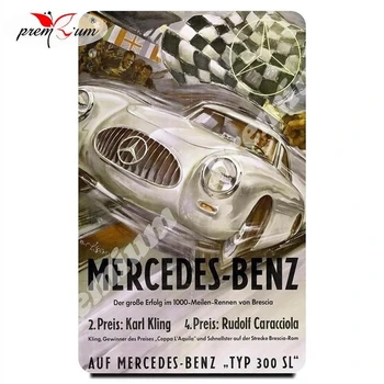 

Fridge magnet souvenir Mercedes-Benz Репринт винтажного постера
