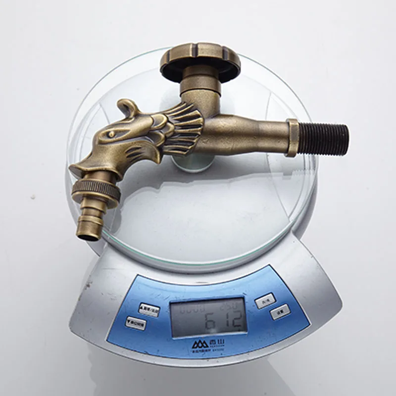 Antique Solid Brass Faucet for Garden Washing Machine Outdoor
