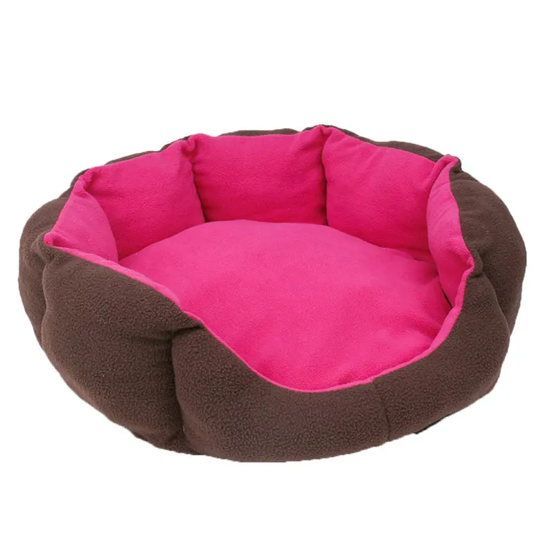 Pink Кровати Подушки для собак для маленьких средних и больших собак домик для домашних животных мягкий теплый для кошек кровать диван одеяло аксессуары для животных M-2XL - Цвет: Pink