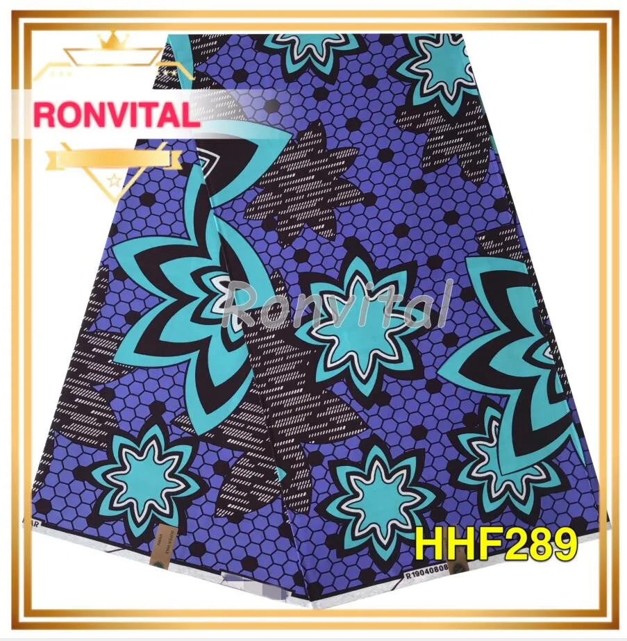 Женское платье DIY африканская печатная ткань ronvital восковая ткань высокого качества хлопок Материал DIY ткани 6 ярдов/партия