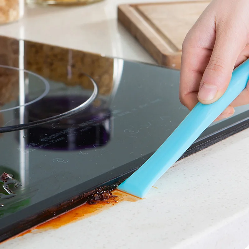 

Double-Headed Stove Ice Clean Scraper Dust Cleaner Multi-purpose Cleaning Brushes Refrigerator Gaps Decontamination Tool 1PC