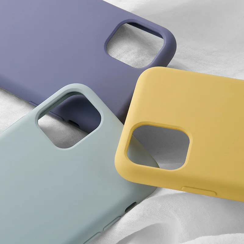 

for iPhone 11 Pro Liquid Silicone Case Original High Quality Phone Cover Cases for iPhone 11 Pro Max XR X XS Max Coque 2019