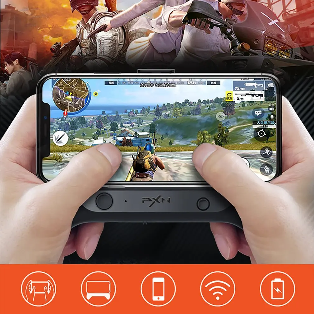  PXN PXN-P10 Wireless Controller with Trigger Button for iOS PUBG