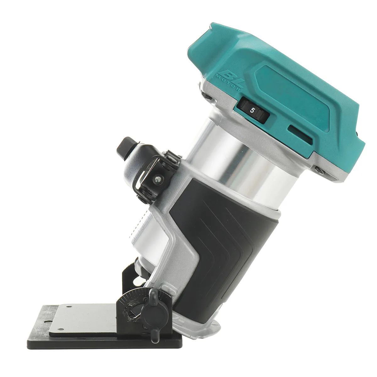 5 Speeds Brushless Electric Hand Trimmer Cordless Inclined Socket Wood Router Woodworking Engraving Makita 18V Battery Wood Router
